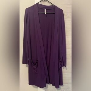 Zenana Outfitters Rich Purple Sweater